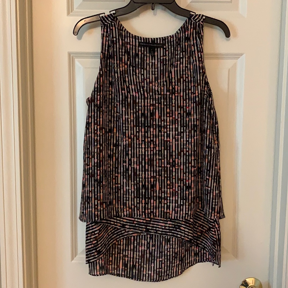 WHBM multi layer sleeveless tunic. Perfect. Sz S